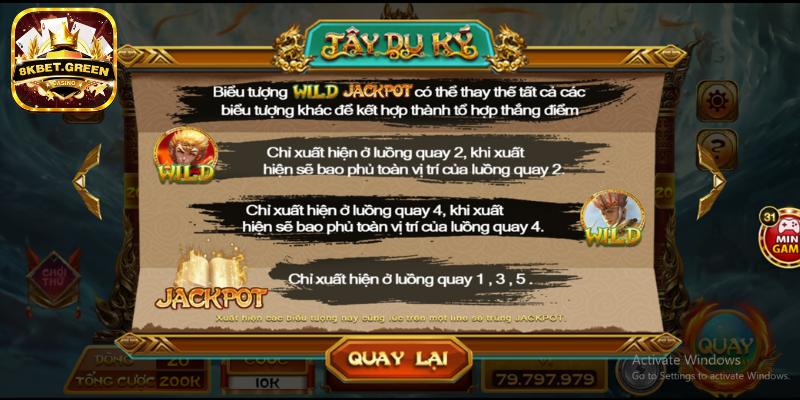 Luật chơi và biểu tượng hiện có tại game slot Tây Du Ký