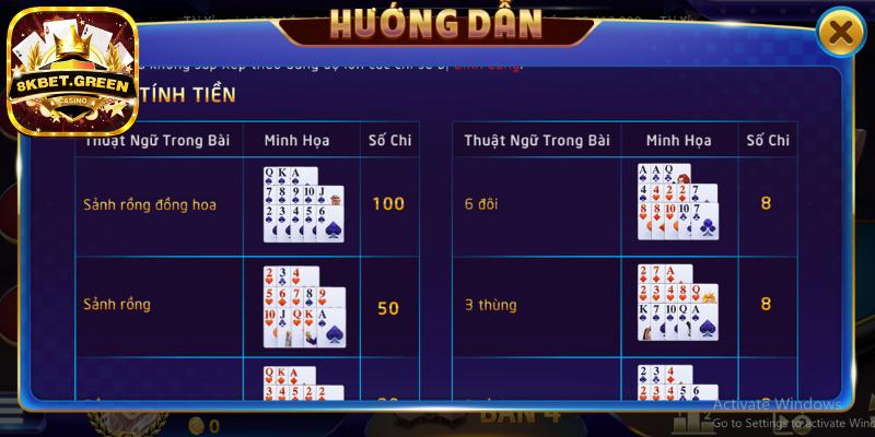 Những luật chơi cần nắm khi chơi mậu binh tại 8kbet