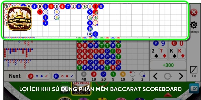 Lợi ích khi sử dụng phần mềm Baccarat Scoreboard