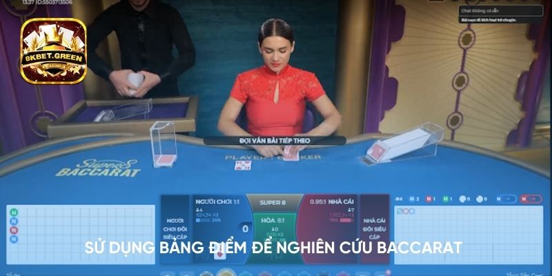 Sử dụng bảng điểm để nghiên cứu Baccarat